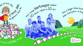 10 kilometer med skolemelk